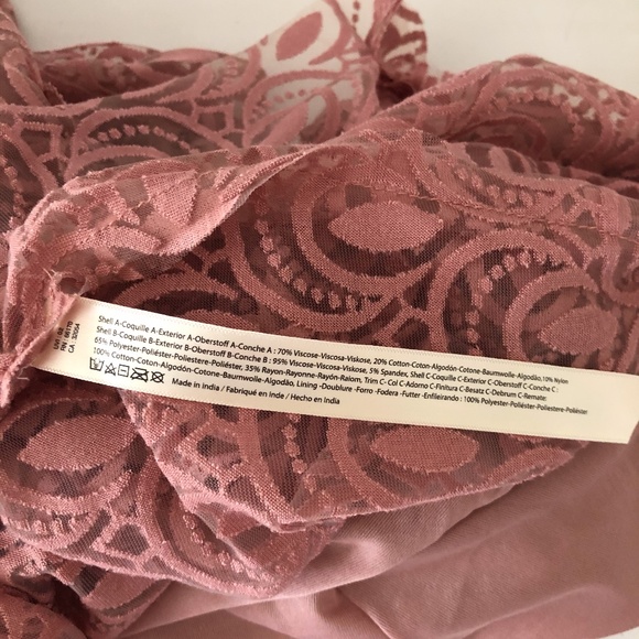 Free People Adella Lace Burnout Velvet Slip Dress - Picture 11 of 11